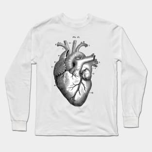 Victorian Heart Long Sleeve T-Shirt